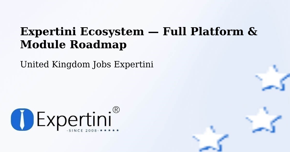 Expertini Ecosystem — Full Platform & Module Roadmap – Cowes